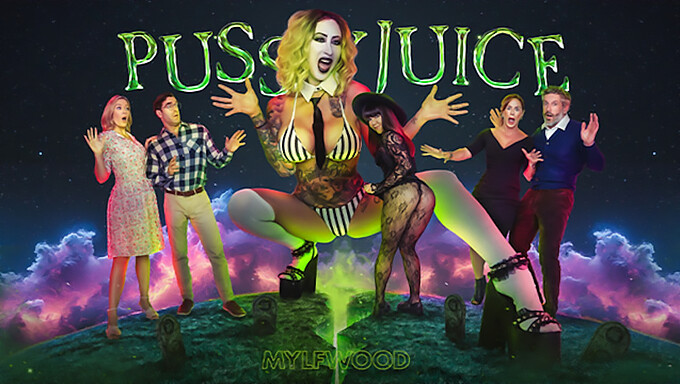 Lily Lane and friends in wild XXX Beetlejuice parody