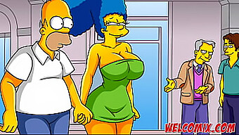 Watch the sultriest cartoon MILF in action in this Simpsons hentai video!