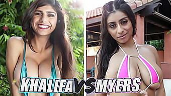 Pusingan dua pertempuran kambing: Puteri Arab Mia Khalifa dan gadis berisi Violet Myers